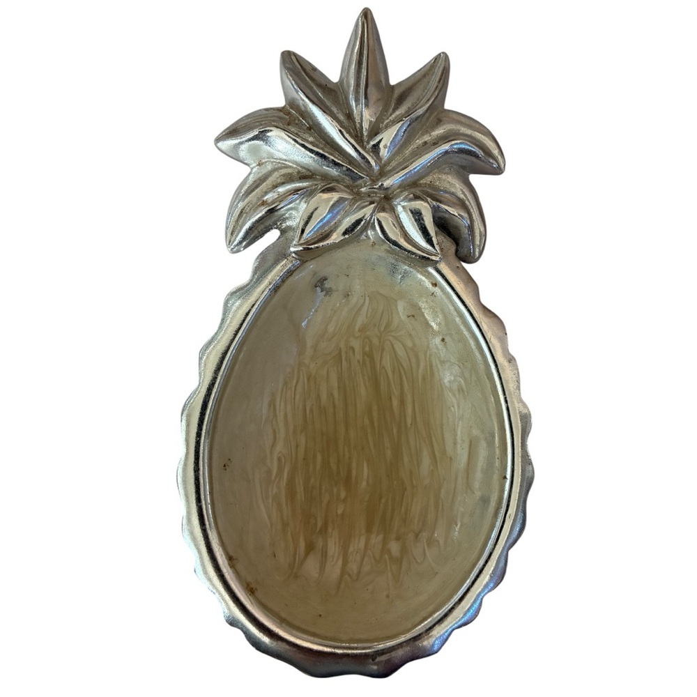Cynthia Rowley “Hospitality” Pineapple Coin Dish Trinket Tray Dresser Jewelry